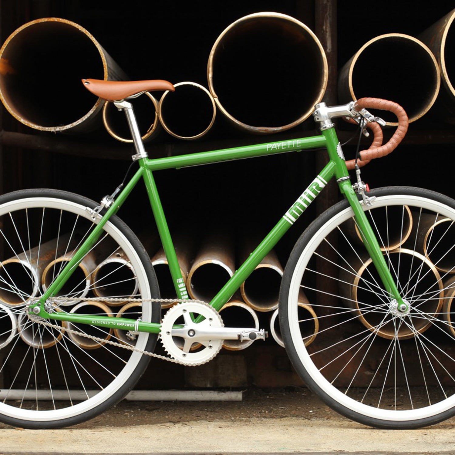 Miir donates a bike to someone in need with every Payette sold.