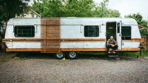 In the pre-modern world, humans lived a nomadic lifestyle as the best option for survival. The architects behind the modern and mobile structures in the pages of New Nomads have done the same. From movable workspaces to permanent homes, every page of this coffee table book holds inspiration to simplify, get creative, and channel your inner nomad. Photo: This trailer serves as the workspace for a Colorado-based brand and design agency, Angry Bovine, that sought to reject corporate culture and bring their designs closer to home, parking the trailer just feet from the doorstep. The 28 square meters inside feature a conference area and three workstations. The trailer represents the possibilities when thinking鈥攁nd working鈥攐utside the box.
