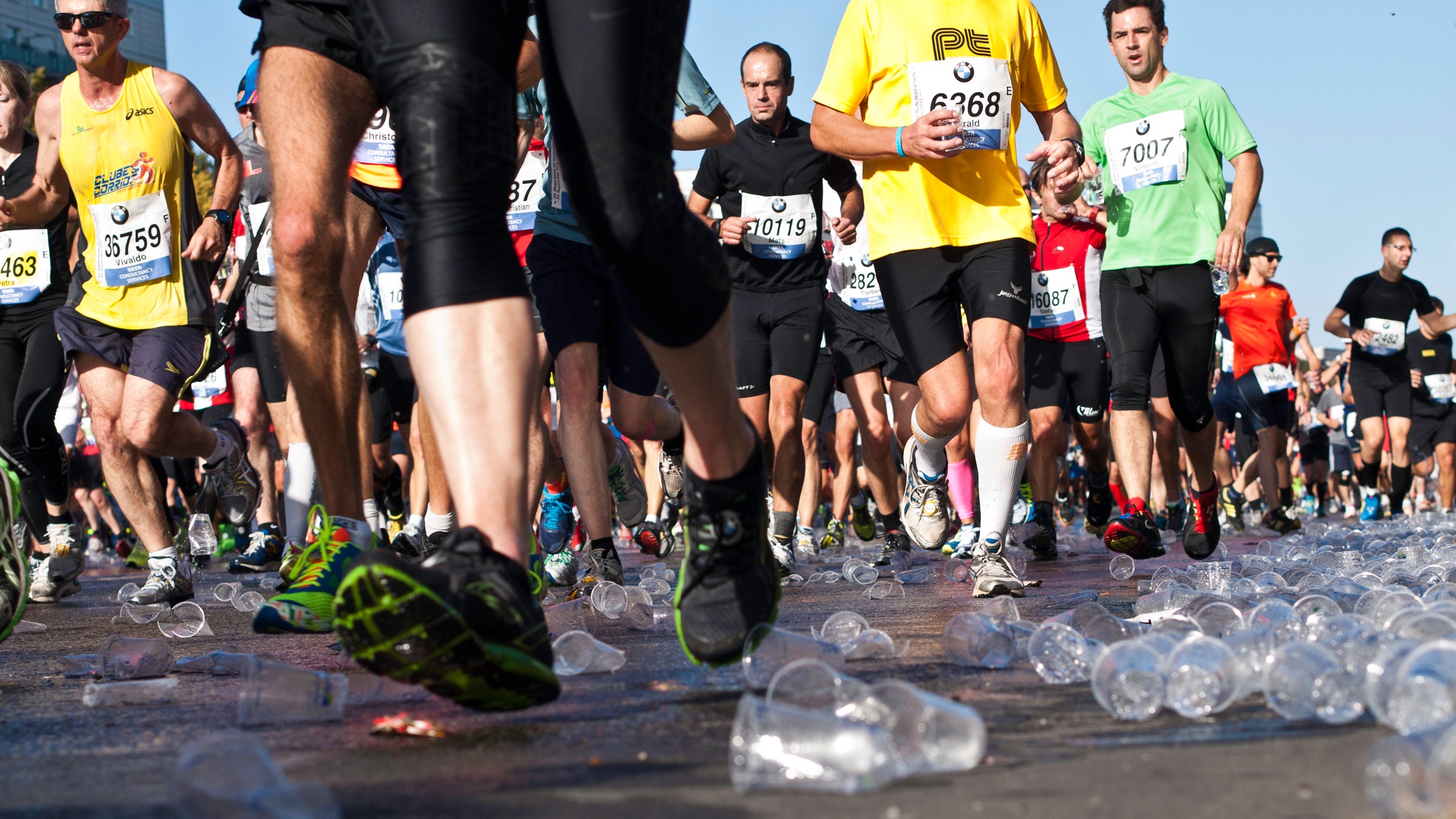 The number of runners who finished marathons in 2014 increased more than 9,000 over 2013.