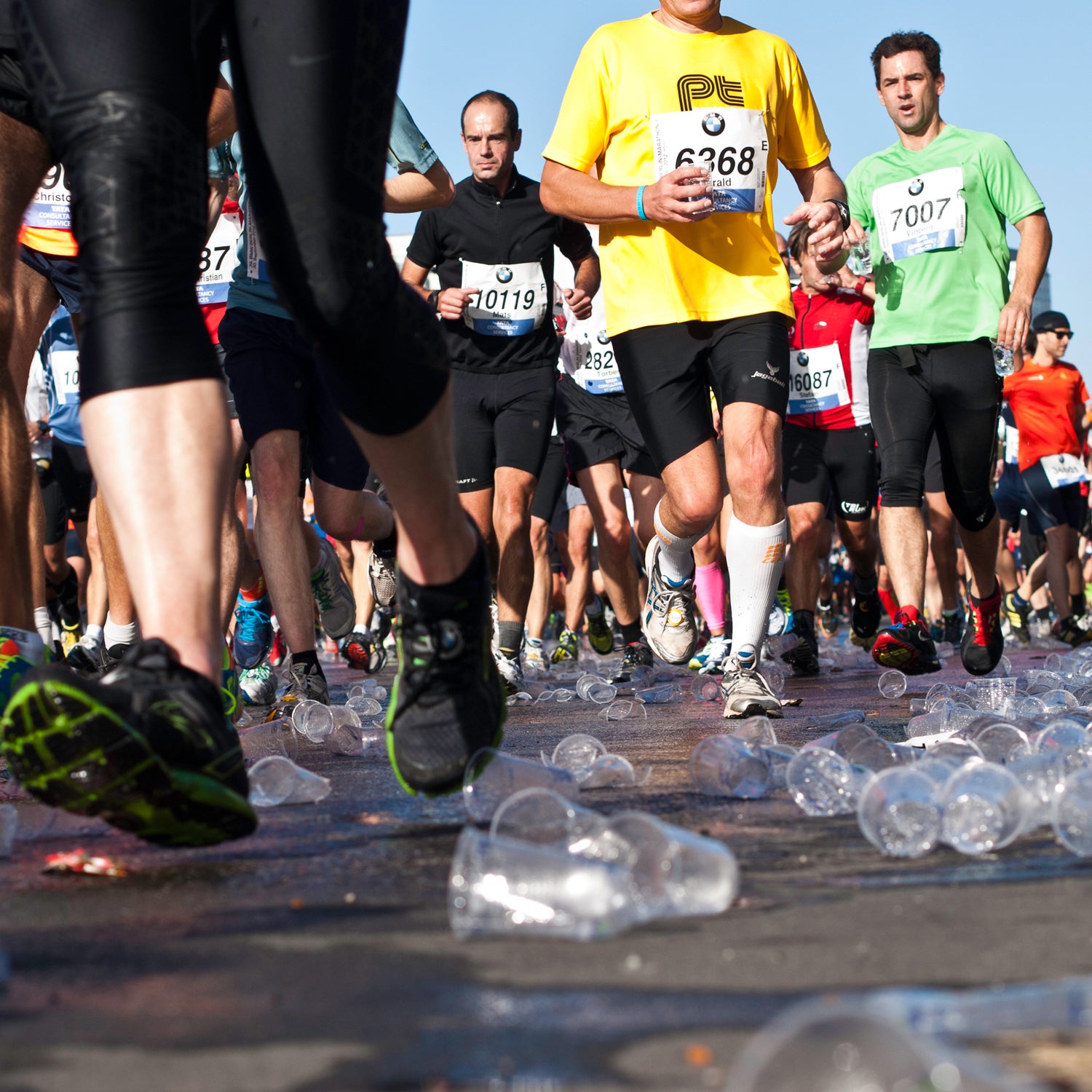 The number of runners who finished marathons in 2014 increased more than 9,000 over 2013.