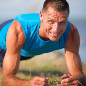 Tom Hoel held a plank position for four hours and 28 minutes.