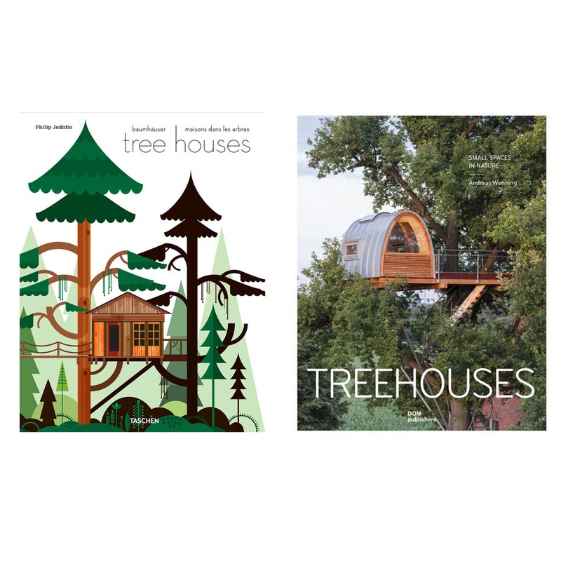 Want to see more? Find additional inspiring treehouses in these books by publishers Dom and Taschen.