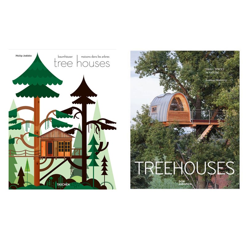 Want to see more? Find additional inspiring treehouses in these books by publishers Dom and Taschen.    