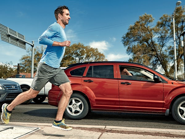 Make the morning grind a lot more fun by running to work.