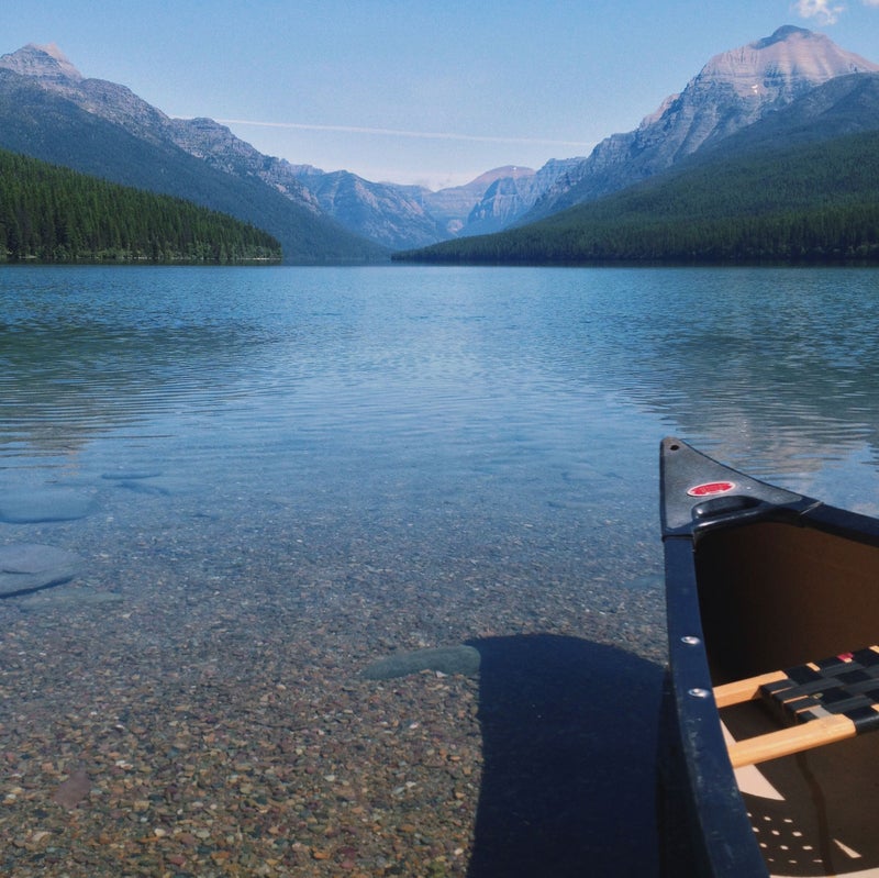 Bowman LakeMy favorite place to go canoeing in Glacier is Bowman Lake. Although it has gotten a little more use in recent years, it is much less crowded than some of the other lakes because it’s a bit of a commitment to get to.Do it: To get to Bowman Lake and the North Fork area of the park, take the Camas Road from the west entrance to the ϳԹ North Fork Road (mostly unpaved surfaces) to the park entrance in the northwest corner. Follow the signs to Bowman Lake on an unimproved road; 4x4 or high-clearance vehicles aren’t necessary but are recommended.