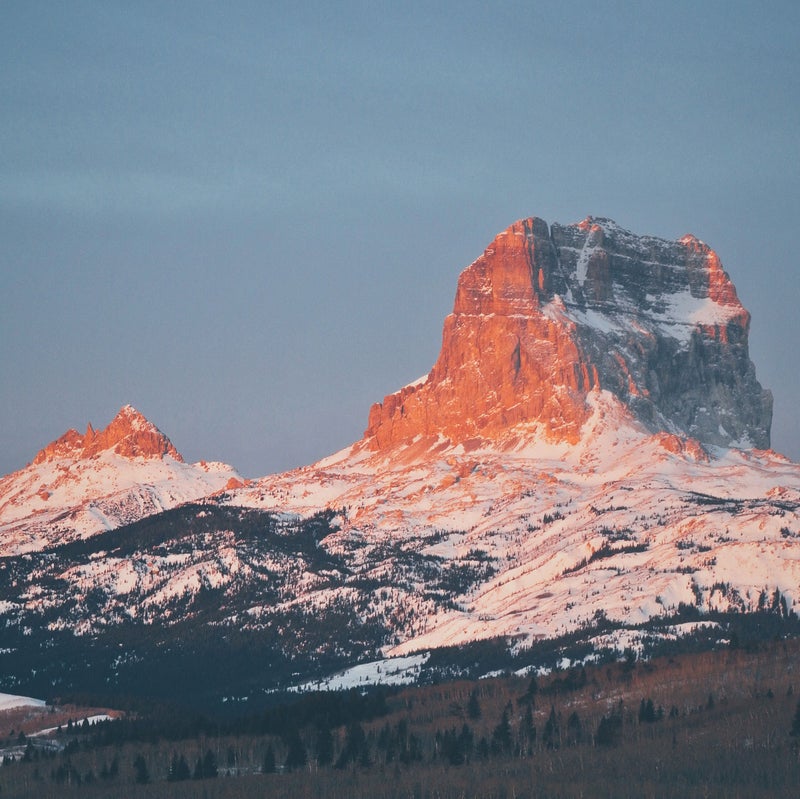 Chief MountainChief Mountain is such a unique peak. When I’m living on the east side of the park, I love to watch the sunrise as it lights up the sedimentary rock. Rock climbers also love this place, and it is unlike most other climbing areas. Do it: Chief Mountain is located on the border between Glacier National Park and the Blackfeet Indian Reservation in the northeast corner of the park. To view the mountain, you can take the Chief Mountain International Highway just north of the town of Babb.Rock climbers: Because the rock is so thin, it’s hard to get a solid anchor. A unique route-difficulty rating system has been devised specifically for climbs here, from 1 (an easy hike) to 6 (you need experience in sedimentary rock climbing). 