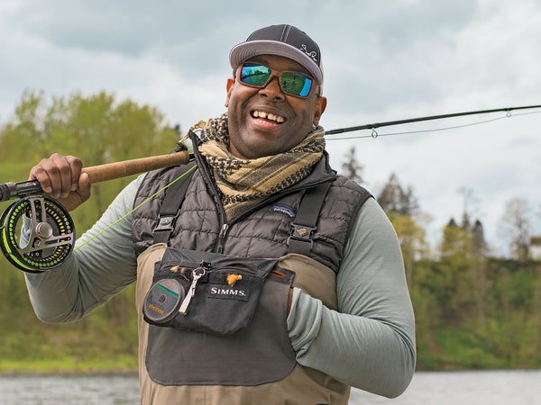 Chad Brown on Oregon's Clackamas River in April.