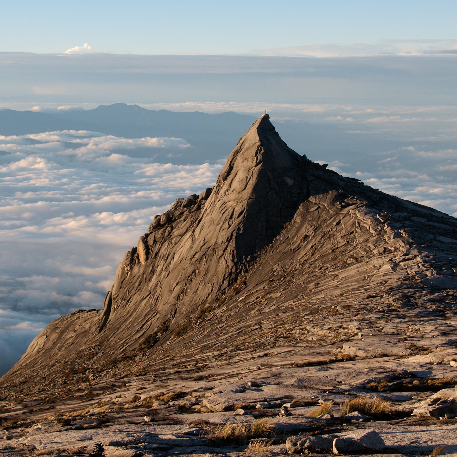 Climbers began making their way down from the peak of Mount Kinabalu on June 5.