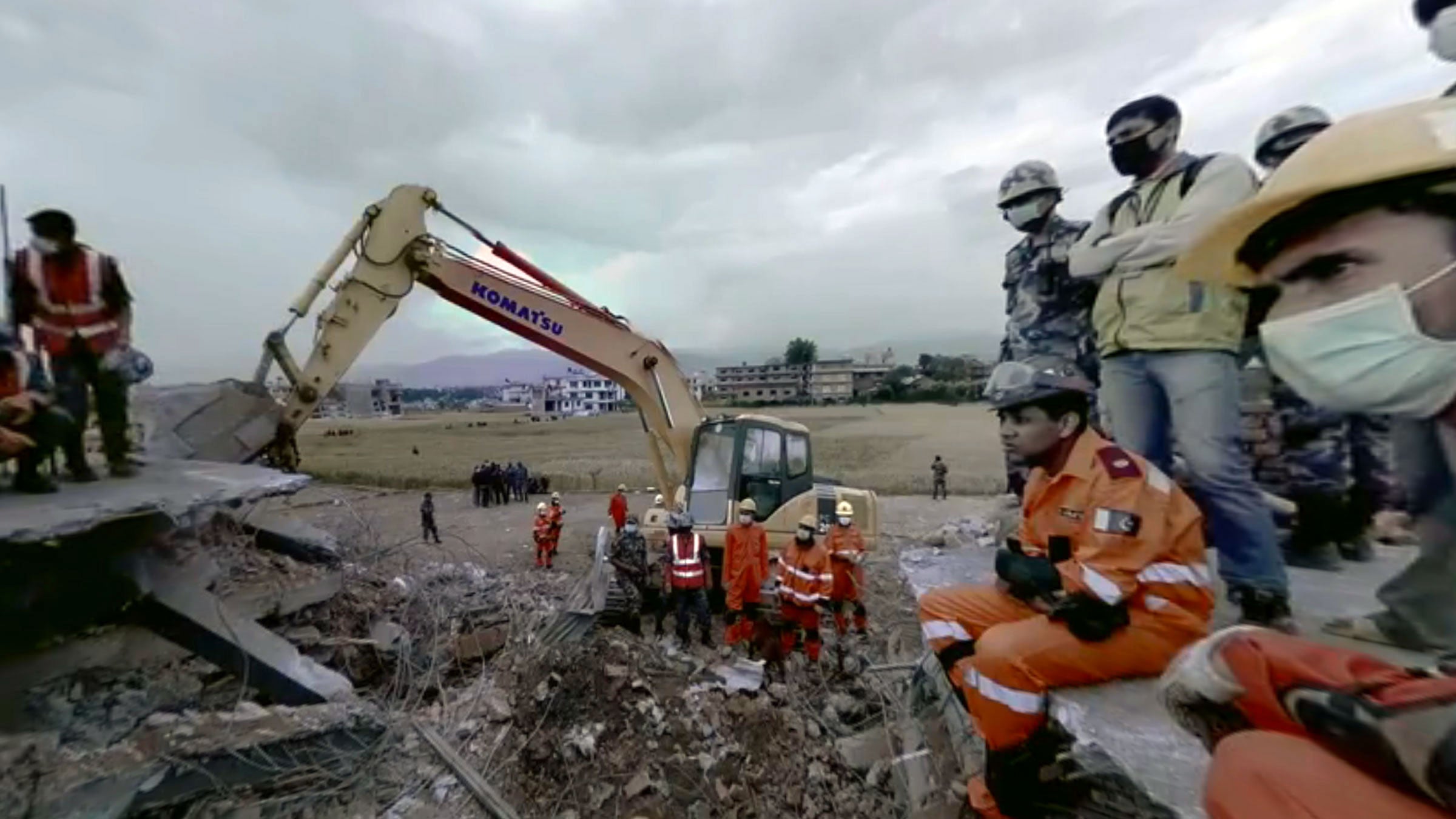 The disaster film places viewers in the immediate aftermath of the Nepal quake.