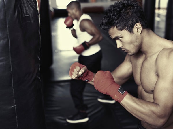 Boxing is a total-body workout, though most of the power comes from the hips and core.