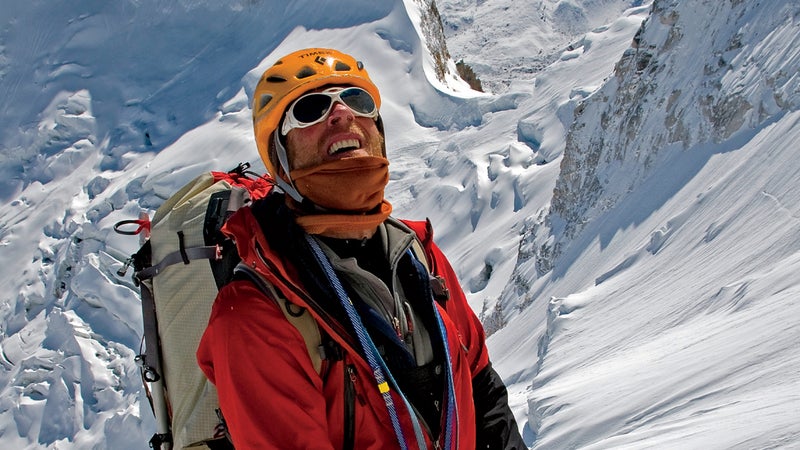 Anker on Meru in 2008, during his second of three attempts.