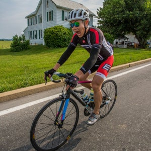Allan Ng, area director for Shake Shack, rides in the 2015 Chefs Cycle for No Kid Hungry, from New York City to Washington DC.
