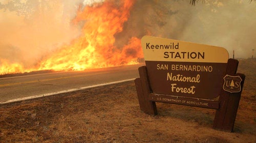 The Mountain Fire consumed more than 27, 000 acres in the San Bernardino National Forest in 2013.