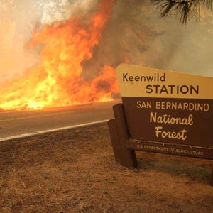 Mountain Fire in the San Bernardino National Forest in California began on Jul. 15, 2013 and its cause is under investigation. The fire has consumed approximately 27, 332 acres. The fire is approximately 85 % contained. U.S. Forest Service photo.