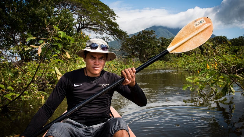 Eco-guide Willy Barrios on Ometepe Island.