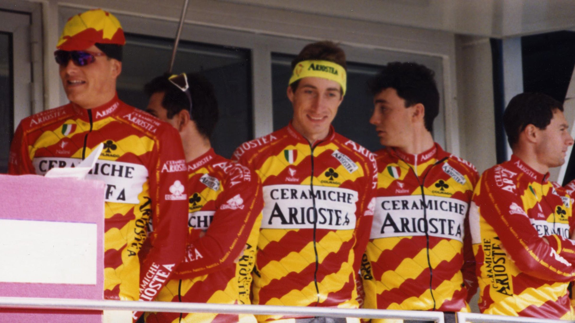 Bjarne Riis (far left), a former Tour de France winner, admitted to doping during his own cycling career.