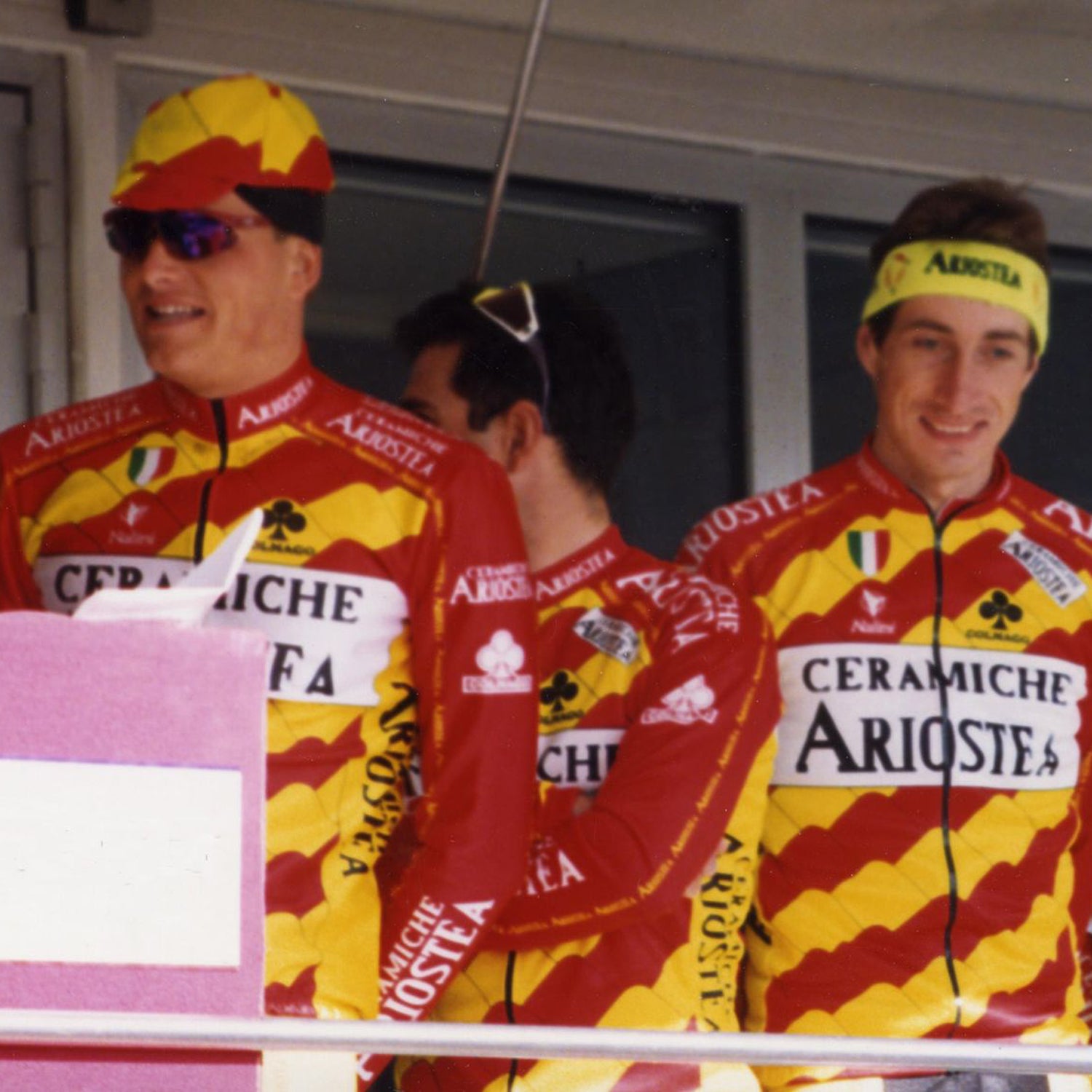Bjarne Riis (far left), a former Tour de France winner, admitted to doping during his own cycling career.