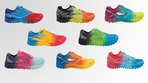 brooks rainbow shoes