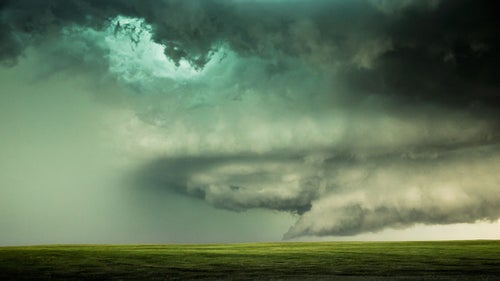 I was fascinated by the shape of this hail-filled supercell which we followed for more than an hour along the Wyoming-Nebraska border.