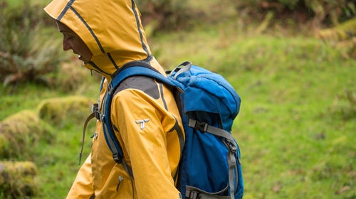 The Columbia OutDry Extreme Diamond Shell is super abrasion resistant and extremely waterproof.
