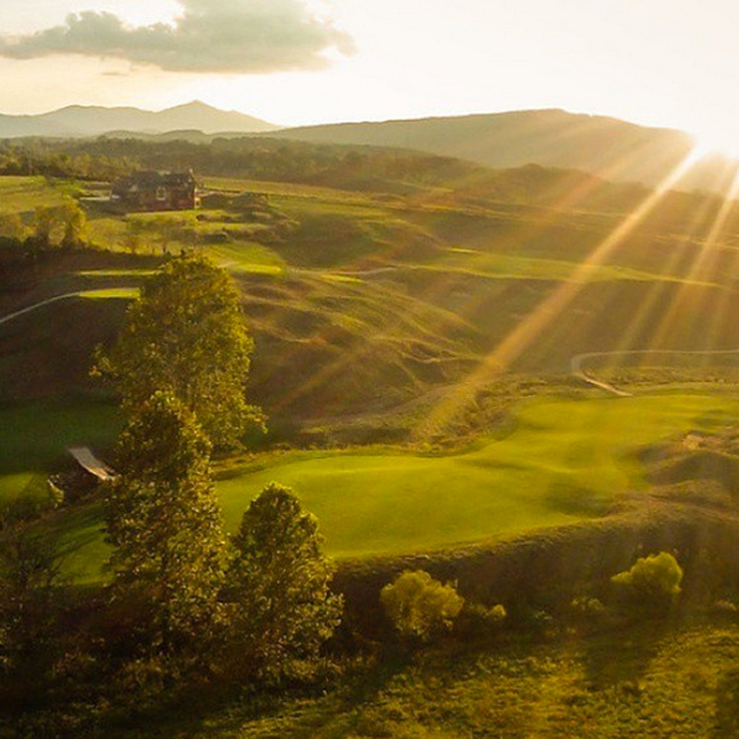 Ballyhack #8 fairway aerial view, #Roanoke VA.