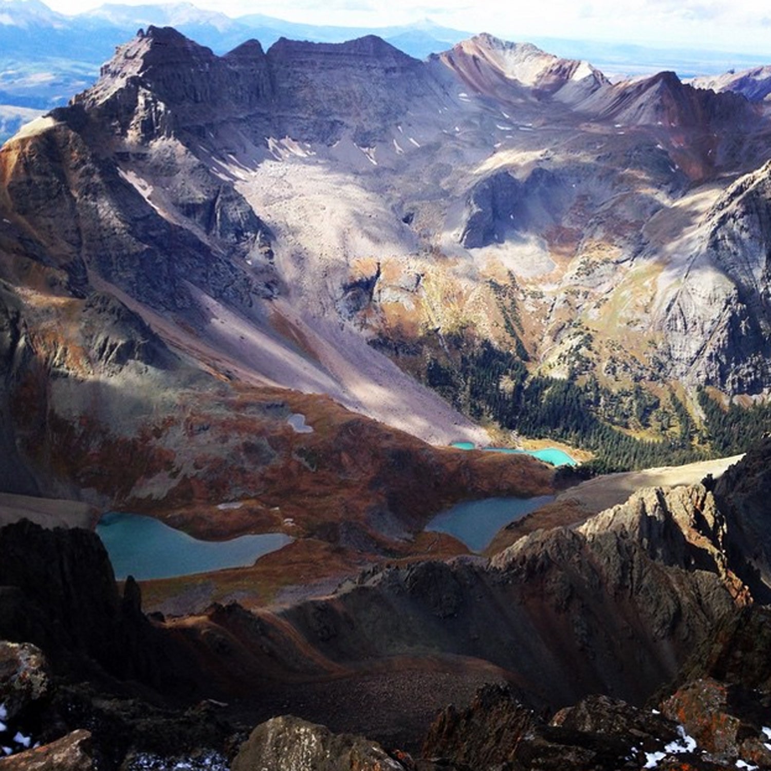 Breathtaking view from one of our local 14er's, Mt. Sneffels #BestTowns2015 #Telluride #Colorado