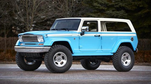 The 2015 Jeep Cherokee Chief is an updated iteration of a 70s classic.