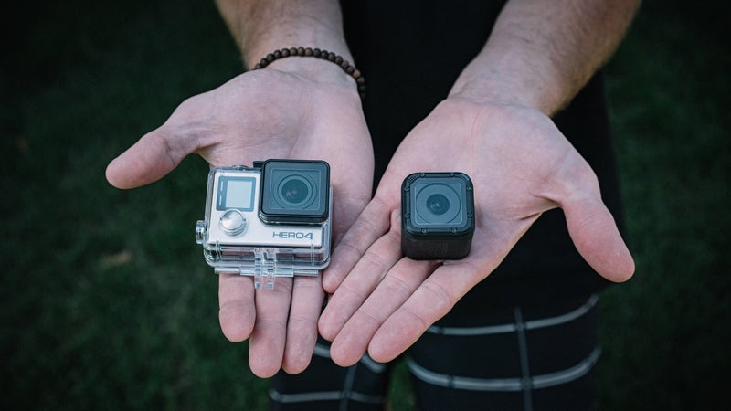 Side by side with a Hero4 Black.