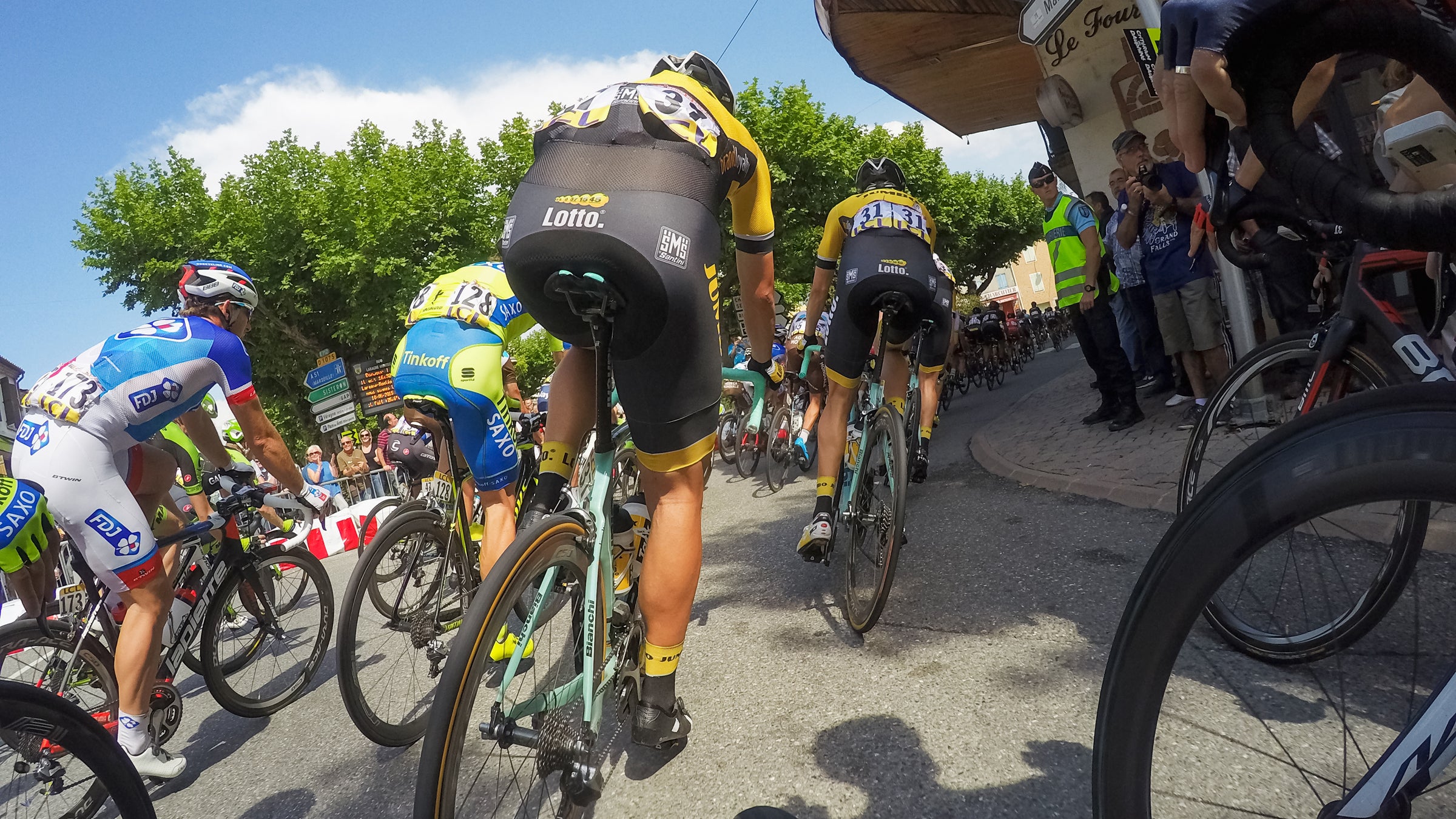 This year's Tour de France will feature live tracking and behind-the-scenes footage.