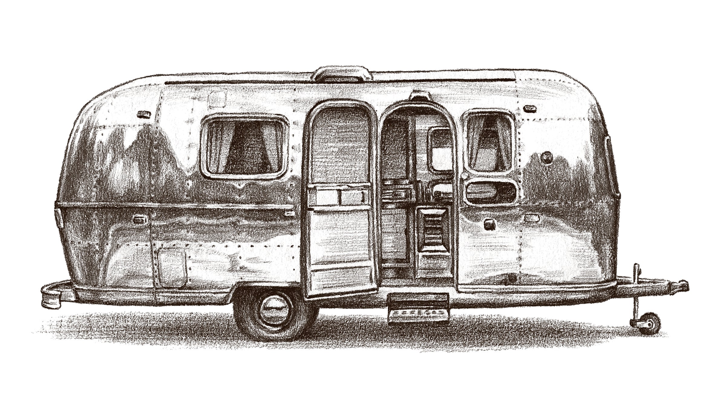 Fig. (1) A 21-foot Airstream Globetrotter.