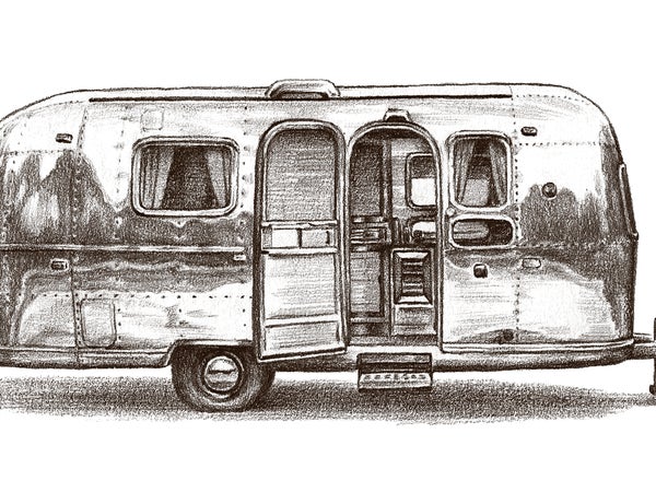 Fig. (1) A 21-foot Airstream Globetrotter.