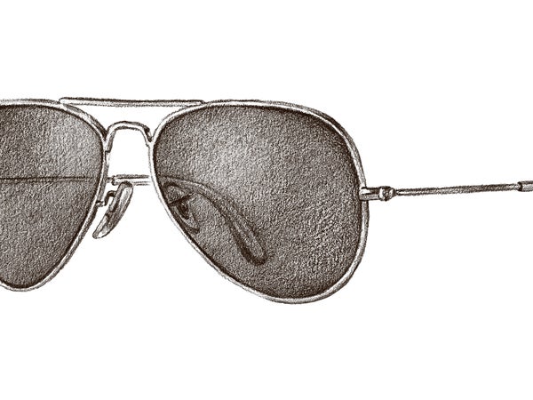 Fig. (3) Ray-Ban's classic Aviator.