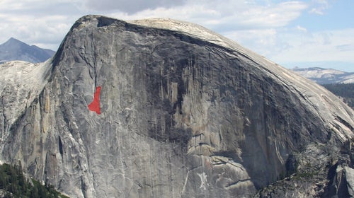 Climbers should be careful of loose rocks around the area of the rockfall.
