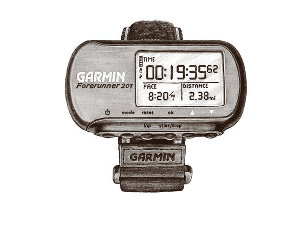 The Garmin Forerunner 201.