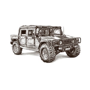The original civilian Hummer from AM General.