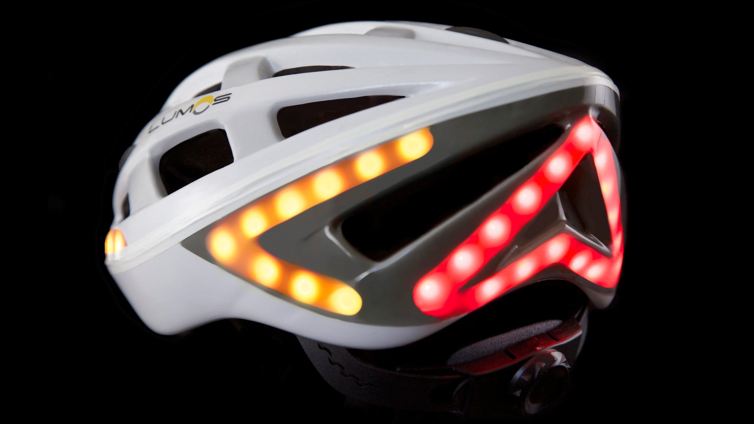 Light up store bike helmet