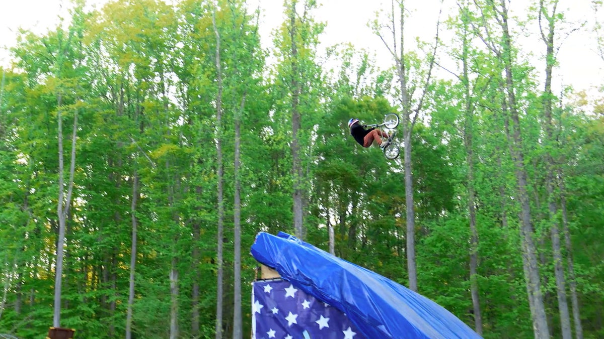 The First BMX Quadruple Backflip Outside Online