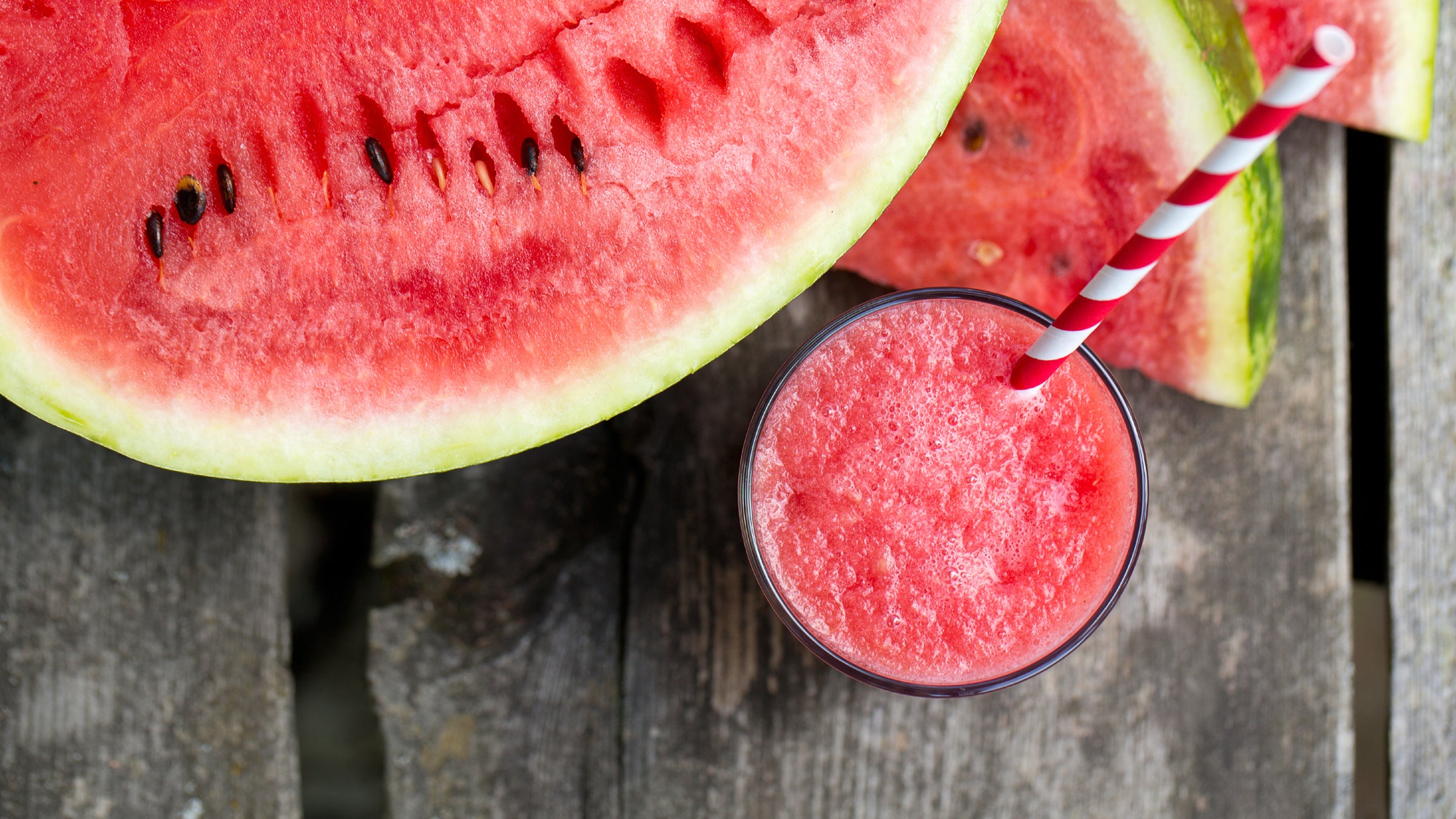 You might have to drink a lot of watermelon juice to get all the benefits, so don't get too excited yet.