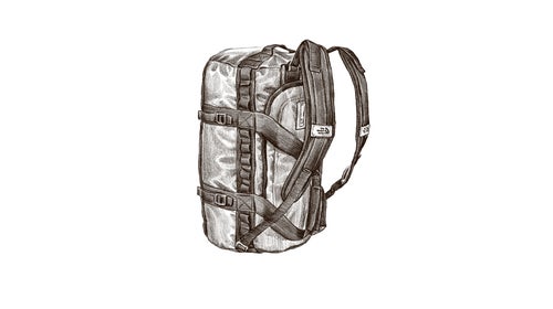 The North Face’s hardy bag.