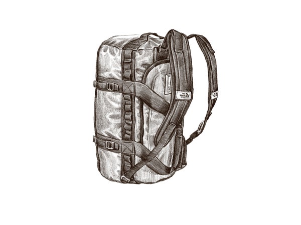 The North Face’s hardy bag.