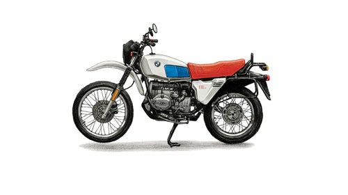 An early-eighties BMW GS.