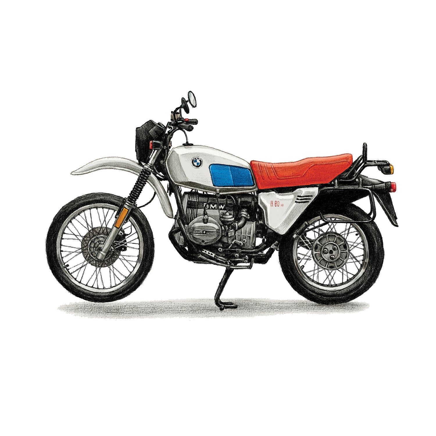 An early-eighties BMW GS.