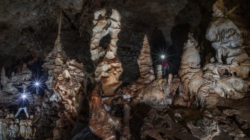 Visiting wild caves like this bat-inhabited limestone in Carlsbad Caverns has made Hydeman think critically about the consequences of his work. In order to spread the word about caves, he has to introduce them to people who might unintentionally hurt them. “It's hard to communicate that caves are sensitive because most people's ideas of caves are that they're just these muddy holes in the ground, right?” he says. “But then they see the photos and start thinking about going, and asking me (via social media) where the caves are.”