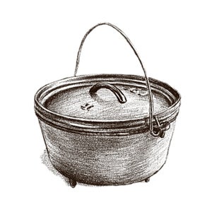 The cast-iron camping companion.