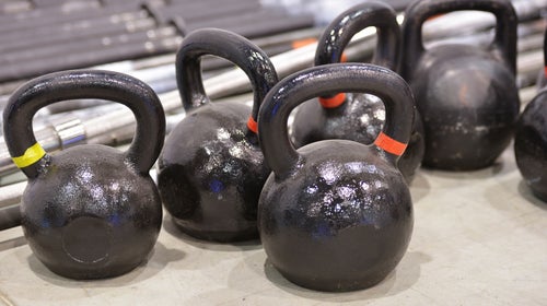 Use the right kettlebell moves and you can hit nearly every muscle group in one workout.