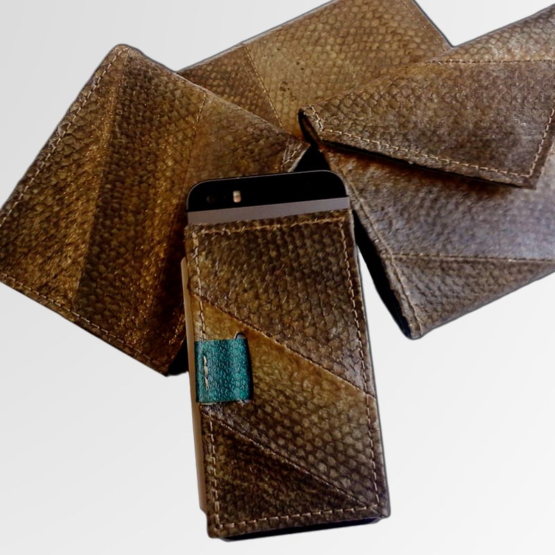 Salmon skins are typically discarded after the fish are harvested, but Alaska-based Tidal Vision has found a way to turn the hide into leather. Read more.