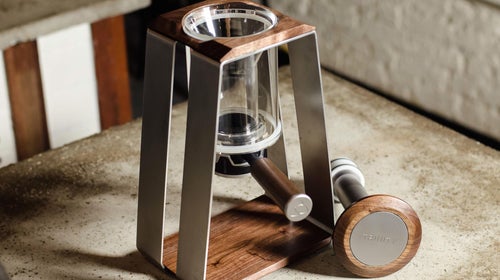 The Trinity One is equipped to make any combination of pour-over, air pressure, or cold brew coffee.