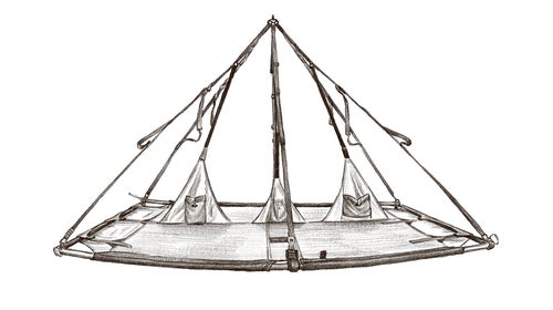 How climbers sleep in style.