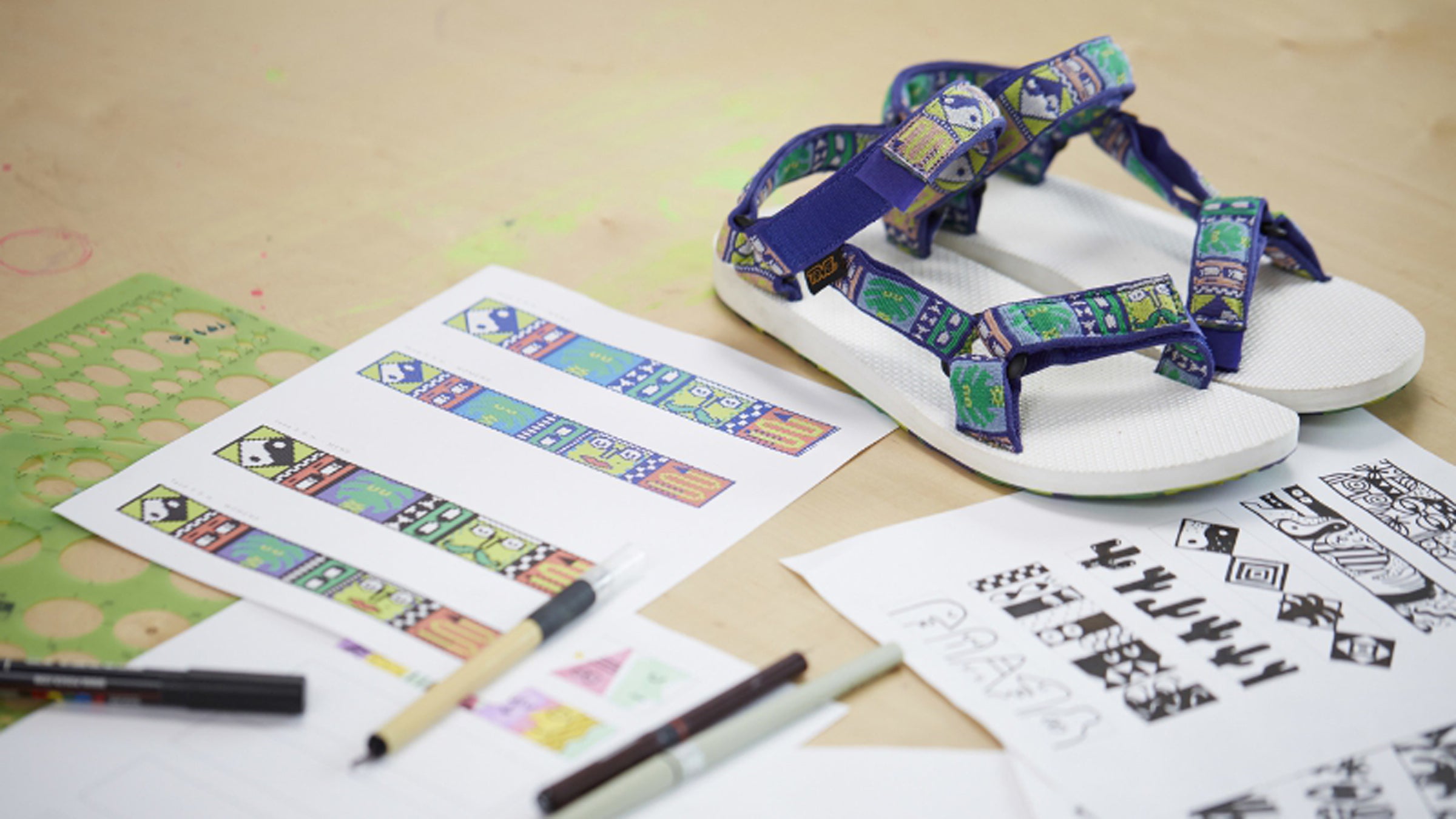 California designers added National Forest-inspired designs to Tevas.