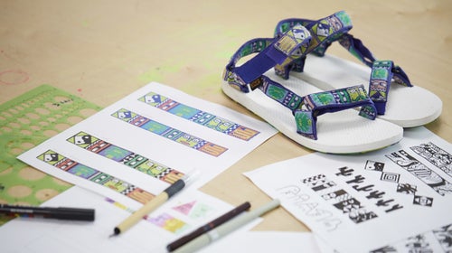 California designers added National Forest-inspired designs to Tevas.